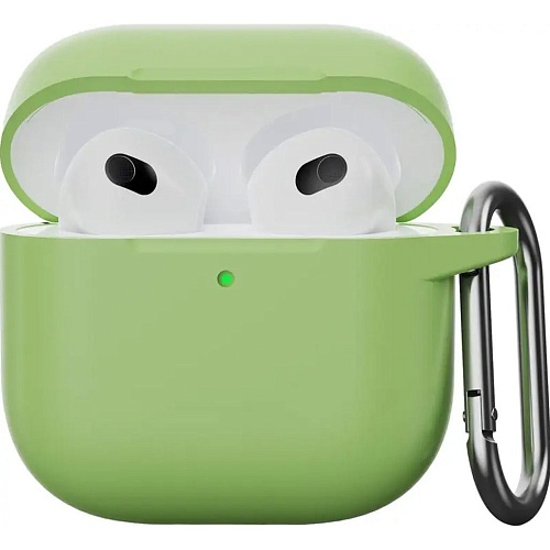 Чехол Silicone Case для Apple AirPods 4 Matcha Green