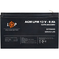 Аккумулятор LogicPower AGM 12V (12V/8Ah/96Wh) (3865) Аккумулятор LogicPower AGM 12V (12V/8Ah/96Wh) (3865)