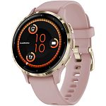 Смарт-часы Garmin Venu 3S Soft Gold Stainless Steel Bezel with Dust Rose Case and Silicone Band (010-02785-03/53)