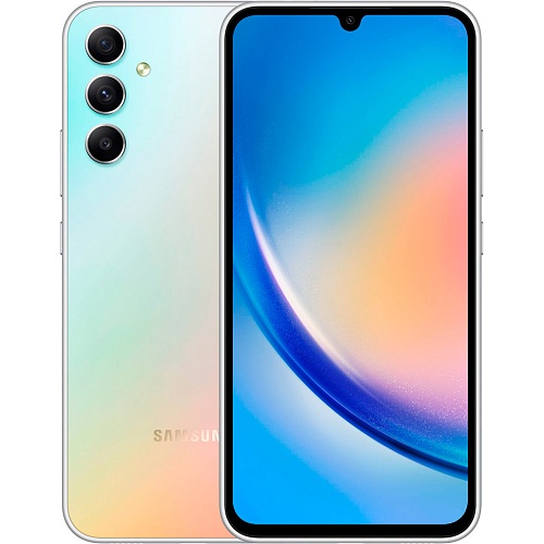 Смартфон Samsung Galaxy A34 5G 6/128GB Silver (SM-A346EZSA)