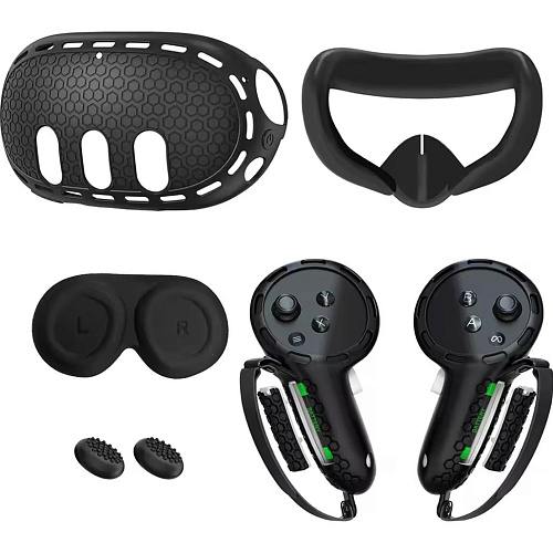 Набор аксессуаров DK 5in1 VR для Meta Quest 3 Black Набор аксессуаров DK 5in1 VR для Meta Quest 3 Black