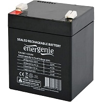 Аккумулятор EnerGenie AGM 12V (12V/5Ah/60Wh) (BAT-12V5AH) Аккумулятор EnerGenie AGM 12V (12V/5Ah/60Wh) (BAT-12V5AH)