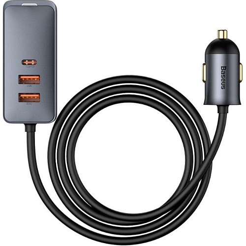 Автомобільний зарядний пристрій Baseus Share Together PPS 2U+2C Gray (CCBT-A0G) - придбати в Дніпрі, Україні: ціна, характеристики | інтернет-магазин TOUCH