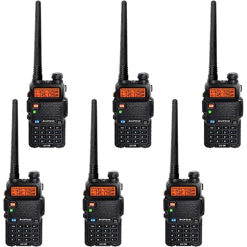 Рація Baofeng UV-5R SIX PACK Black (2200000758965) - придбати в Дніпрі, Україні: ціна, характеристики | інтернет-магазин TOUCH