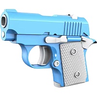 Пистолет антистресс SCQP Gravity Radish Gun M1911 Blue/White