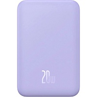 Внешний аккумулятор Baseus Magnetic Bracket Mini 5000mAh 20W Purple (P10022107513-00) Внешний аккумулятор Baseus Magnetic Bracket Mini 5000mAh 20W Purple (P10022107513-00)