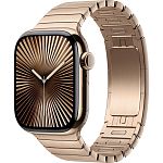 Смарт-часы Apple Watch Series 10 GPS + Cellular 42mm Gold Titanium Case with Gold Link Bracelet (MX0N3+MXMC3)