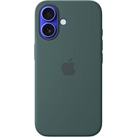 Чехол Apple Silicone Case with MagSafe для iPhone 16 Lake Green (MYY83ZM/A)