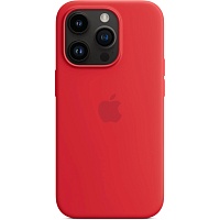 Чехол Apple Silicone Case with MagSafe для Apple iPhone 14 Pro Max Product Red (MPTR3)
