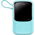 Внешний аккумулятор Baseus Qpow Digital Display 10000mAh 15W Blue (PPQD050003)