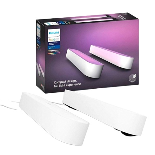 Світлодіодні панелі Philips Hue Play Lightbar White and Color Ambiance White 2 шт (046677802547) - придбати в Дніпрі, Україні: ціна, характеристики | інтернет-магазин TOUCH