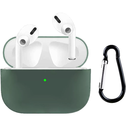 Чохол Silicone Case + Carbine для Apple AirPods Pro 2 Pine Green - придбати в Дніпрі, Україні: ціна, характеристики | інтернет-магазин TOUCH