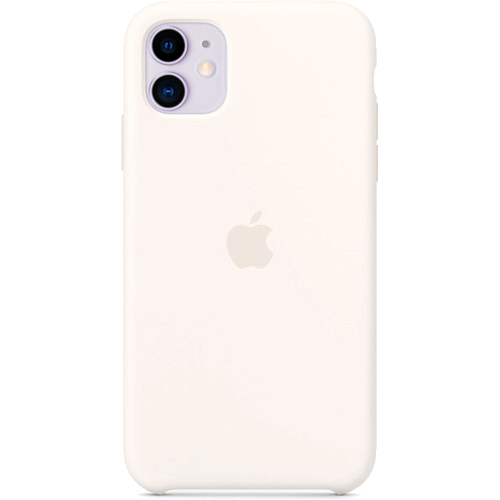 Чехол Silicone Case для Apple iPhone 11 (White) АА