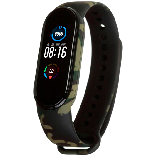 Ремешок ArmorStandart для Xiaomi Mi Band 7/6/5 New Style (Army Green)