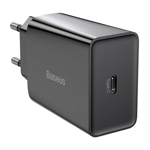 Сетевое зарядное устройство Baseus Speed Mini PD Charger 20W (CCFS-SN01) Black
