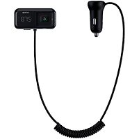 FM-трансмітер Baseus T-typed S-16 Wireless MP3 Car Charger Black (CCTM-E01) - придбати в Дніпрі, Україні: ціна, характеристики | інтернет-магазин TOUCH FM-трансмітер Baseus T-typed S-16 Wireless MP3 Car Charger Black (CCTM-E01) - придбати в Дніпрі, Україні: ціна, характеристики | інтернет-магазин TOUCH