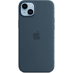 Чехол Silicone Case с MagSafe для Apple iPhone 14 Plus (Storm Blue) ААА