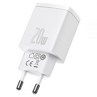 Сетевое зарядное устройство Baseus Compact Quick Charger 20W (CCXJ-B02) White Сетевое зарядное устройство Baseus Compact Quick Charger 20W (CCXJ-B02) White