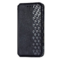 Чехол-книжка GETMAN Cubic Cover Case для Xiaomi Redmi Note 9 5G/ Note 9T (Black) Чехол-книжка GETMAN Cubic Cover Case для Xiaomi Redmi Note 9 5G/ Note 9T (Black)