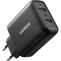 Мережевий зарядний пристрій Ugreen CD161 36W Black (10216) - придбати в Дніпрі, Україні: ціна, характеристики | інтернет-магазин TOUCH Мережевий зарядний пристрій Ugreen CD161 36W Black (10216) - придбати в Дніпрі, Україні: ціна, характеристики | інтернет-магазин TOUCH