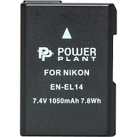 Аккумулятор PowerPlant EN-EL14 Chip для Nikon (DV00DV1290)