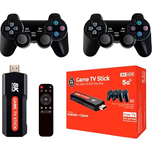 Ретро игровая приставка GameStick X2 Plus 64GB Black