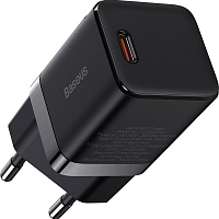 Мережевий зарядний пристрій Baseus GaN3 Fast Charger Type-C 30W Black (CCGN010101) - придбати в Дніпрі, Україні: ціна, характеристики | інтернет-магазин TOUCH