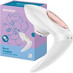 Вибратор с вакуумной стимуляцией для пар Satisfyer Pro 4 Couples (SO1827)