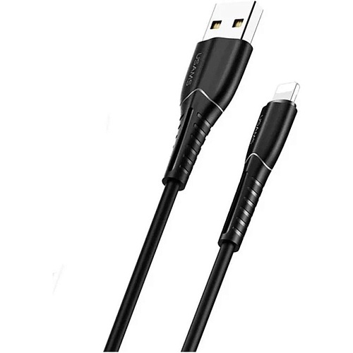Кабель Usams Lightning U35 USB-A to Lightning 2A 1m Black (SJ364USB01) - придбати в Дніпрі, Україні: ціна, характеристики | інтернет-магазин TOUCH