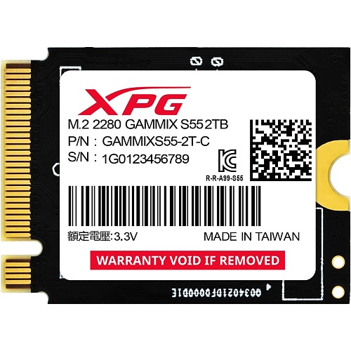 SSD накопитель ADATA XPG GAMMIX S55 2TB (SGAMMIXS55-2T-C)
