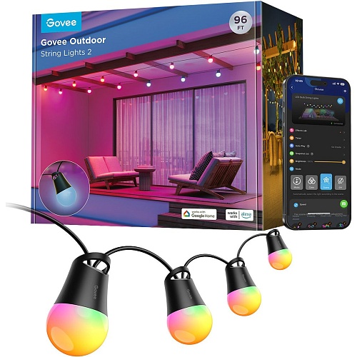 Розумна світлодіодна гірлянда Govee Outdoor String Lights 2 H7038 - придбати в Дніпрі, Україні: ціна, характеристики | інтернет-магазин TOUCH