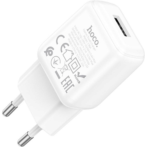 Сетевое зарядное устройство Hoco C96A 1USB White (765970)