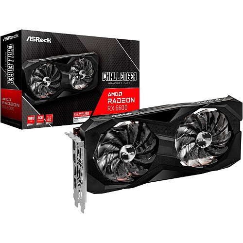 Видеокарта ASRock Radeon RX 6600 Challenger D 8GB (RX6600 CLD 8G) UA