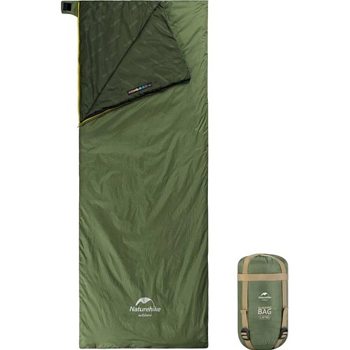 Спальный мешок Naturehike LW180 Mini NH21MSD04 Right Dark Green (697564188435)