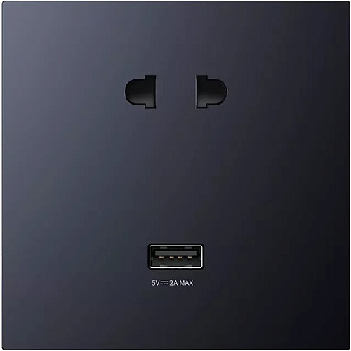 Умная розетка Aqara H1 Smart Hub Socket USB Grey (QBCZWG11LM)