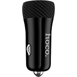 Автомобільний зарядний пристрій Hoco Z21 Car Charger 2USB 3.1A (Black)