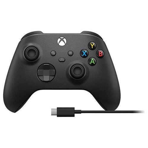 Геймпад Microsoft Xbox Series X/S Wireless Controller Carbon Black + USB Cable (XOA-0010) - придбати в Дніпрі, Україні: ціна, характеристики | інтернет-магазин TOUCH