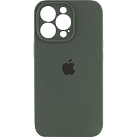 Чехол Silicone Case Camera Protect для Apple iPhone 16 Pro Atrovirens AA
