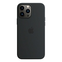 Чехол Silicone Case с MagSafe для Apple iPhone 13 Pro Max (6.7) (Midnight) ААА