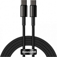 Кабель Baseus Tungsten Gold Series Fast Charging USB-C 100W 2m Black (CATWJ-A01) - придбати в Дніпрі, Україні: ціна, характеристики | інтернет-магазин TOUCH Кабель Baseus Tungsten Gold Series Fast Charging USB-C 100W 2m Black (CATWJ-A01) - придбати в Дніпрі, Україні: ціна, характеристики | інтернет-магазин TOUCH
