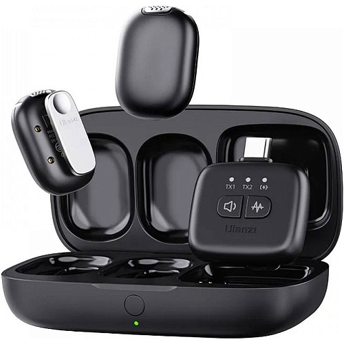 Мікрофонна радіосистема Ulanzi A30 Tiny Mic Type-C/Lightning Black - придбати в Дніпрі, Україні: ціна, характеристики | інтернет-магазин TOUCH