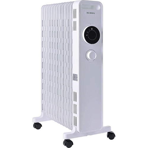 Масляный обогреватель Kumtel KUM-1240S White