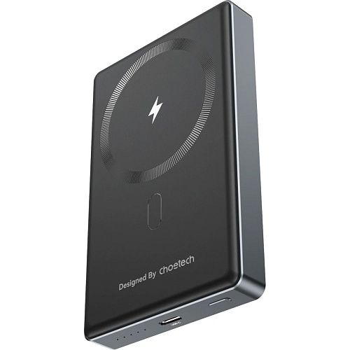 Зовнішній акумулятор Choetech Magnetic Wireless B739-BK 10000mAh 20W Black - придбати в Дніпрі, Україні: ціна, характеристики | інтернет-магазин TOUCH