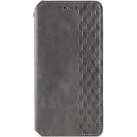 Чехол-книжка Getman Cubic Cover Case для Redmi 13 4G / Poco M6 4G Grey Чехол-книжка Getman Cubic Cover Case для Redmi 13 4G / Poco M6 4G Grey