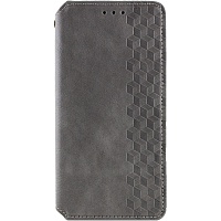 Чехол-книжка Getman Cubic Cover Case для Redmi 13 4G / Poco M6 4G Grey