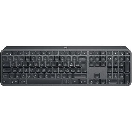 Клавиатура Logitech MX Keys Advanced for Business Illuminated ENG/UA Graphite (920-010251)