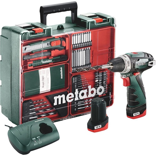 Дрель-шуруповерт Metabo PowerMaxx BS Basic Mobile Workshop (600080880)