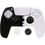 Чохол на геймпад Silicone Case для Sony DualSense Black/White