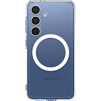 Чохол Spigen Ultra Hybrid MagSafe для Samsung Galaxy S25 Clear White (ACS09002) 