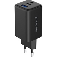 Мережевий зарядний пристрій Proove Pocket GaN 65W 2 USB-C/USB-A Black (WCPG65121201) - придбати в Дніпрі, Україні: ціна, характеристики | інтернет-магазин TOUCH